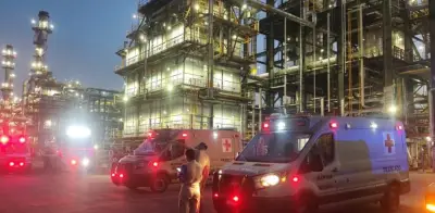 Semar y Pemex controlan incendio en Refinería Olmeca Dos Bocas sin lesionados