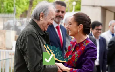 Serrat elogia a Sheinbaum: 'México es un lugar bello donde hacer política es muy difícil'