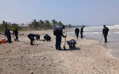 Sheinbaum encabeza reunión de crisis por derrame de hidrocarburos en el Golfo de México