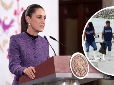 Sheinbaum: Equipo de 11 instituciones investiga múltiples derrames en Golfo de México