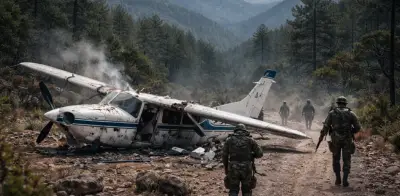 Sicarios derriban avioneta minera en la Sierra Tarahumara; Ejército rescata a cuatro ocupantes