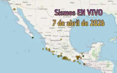 Sismos en México: Monitoreo en vivo de temblores en Jalisco y el país este 7 de abril