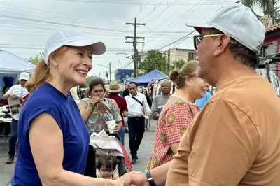 Tatiana Clouthier Recorre Calles de Guadalupe para Escuchar a los Ciudadanos