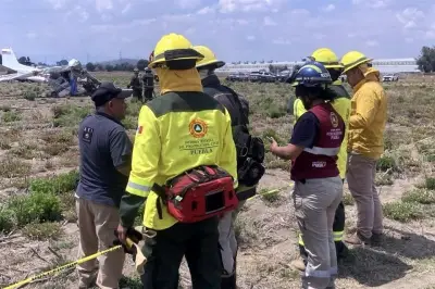 Tragedia aérea en Puebla: Aeronave se desploma y deja tres fallecidos