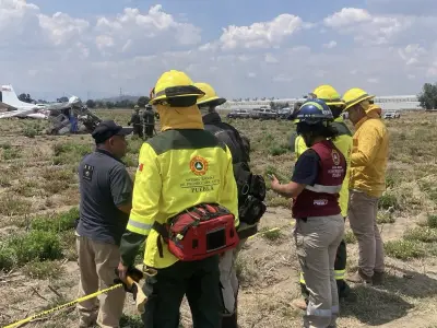 Tragedia aérea en Puebla: Avioneta se desploma en Huejotzingo dejando cuatro pilotos muertos