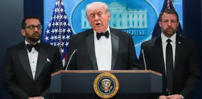 Trump reconoce a seguridad tras tiroteo en cena de corresponsales