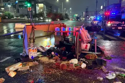 Vendedor es embestido junto a su triciclo en ataque vial en México