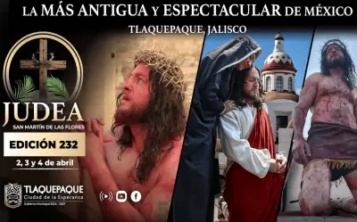 Viacrucis en San Martín de las Flores: Cruz de 100 kilos simboliza fe y agradecimiento