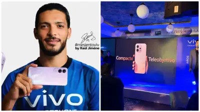 Vivo lanza Serie V70 en México con IA y cámara de 200 MP, celebra 5 años con Raúl Jiménez