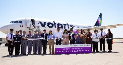 Volaris Inaugura Nueva Ruta Aérea Guadalajara-Mazatlán con Gran Aceptación