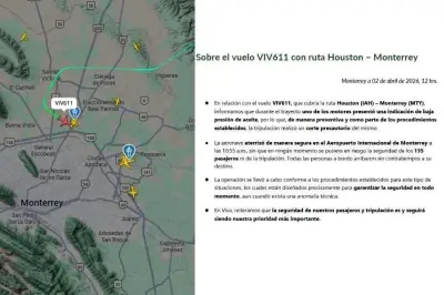 Vuelo Houston-Monterrey realiza aterrizaje de emergencia por falla técnica