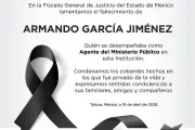 Agente del Ministerio Público es asesinado en el Estado de México