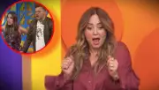 Andrea Legarreta sufre aparatosa caída en pleno programa Hoy en vivo