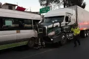 Choque en Autopista México-Puebla deja cinco heridos de gravedad