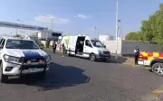 Conductores de plataformas liberan accesos al Aeropuerto de Guadalajara tras protesta