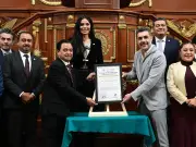 Congreso CDMX recibe distinción 'La Mina del Tiempo' y acuerda agenda metropolitana con Hidalgo