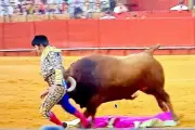 El torero Morante de la Puebla sufre grave cornada en la Feria de Sevilla