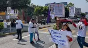 Familiares protestan en Fiscalía de Morelos por omisiones en caso de Berenice Ocampo
