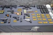FGR asegura arsenal y drogas en operativo en Linares, Nuevo León