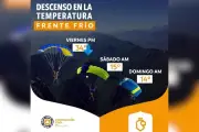Fin de semana fresco y lluvioso en el norte del país