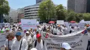 Jubilados del sector público protestan en el Senado contra tope a pensiones doradas
