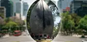 Luna Gigante en Reforma se desinfla: ¿Vandalismo o falla eléctrica?