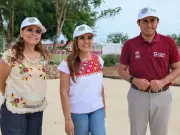 Mara Lezama supervisa cancha en Las Américas III para Mundial Social 2026