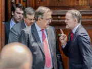 Marcelo Ebrard y el enviado de EE.UU. mantienen tensa charla tras reunión sobre T-MEC