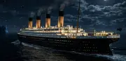 Mil drones iluminan Belfast con la silueta del Titanic en un espectáculo nocturno histórico
