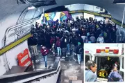 Otra vez el Metro: 11 lesionados en nuevo accidente