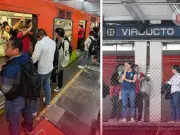 Paro en Metro CDMX genera caos en regreso escolar tras Semana Santa