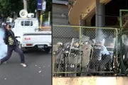 Policías reprimen a manifestantes en Honduras en protestas por crisis económica