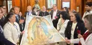 Presidente de Rotary visita espacio reservado en Basílica de Guadalupe