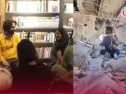 Profesor iraní toca kamancheh entre ruinas de su escuela bombardeada en Teherán