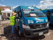 Puebla implementa códigos QR para modernizar transporte público con unidades temporales