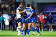 Rayadas y Cruz Azul empatan 1-1 en ida de cuartos