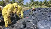 Retiran bolsas con hidrocarburo de Playa Linda en Veracruz tras reclamos vecinales