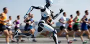Robot chino supera récord humano en media maratón