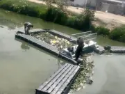 SEMARNAT instala trampas para residuos en el contaminado Río Lerma-Santiago
