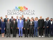 Sheinbaum propone en España destinar 10% del gasto militar global a reforestación