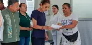 Sheinbaum supervisa hospital del IMSS Bienestar en Hidalgo y reporta 80% de abasto