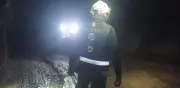 Siguen las labores de rescate para tres mineros atrapados en mina Santa Fe en Sinaloa