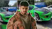Streamer Adriano Zendejas vive drama: su auto se incendia tras sesión de drift en CDMX