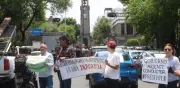 Taxistas por App Bloquean Segob por 8 Horas Exigiendo Acceso al AICM
