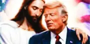 Trump comparte imagen con Jesús en redes sociales generando controversia política