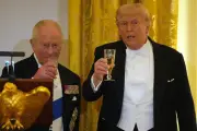 Trump ofrece cena en honor al rey Carlos III en su visita a Londres