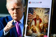 Trump publica imagen generada por IA donde aparece representado como Jesucristo