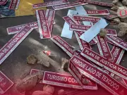 Vecinos de Tultitlán mantienen protesta contra cambio de nombre a 'Colonia 4T'