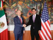 Velasco y embajador Johnson refuerzan cooperación bilateral México-EU en reunión SRE