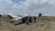 Video capta el dramático desplome de avioneta en Huejotzingo, Puebla; 4 fallecidos